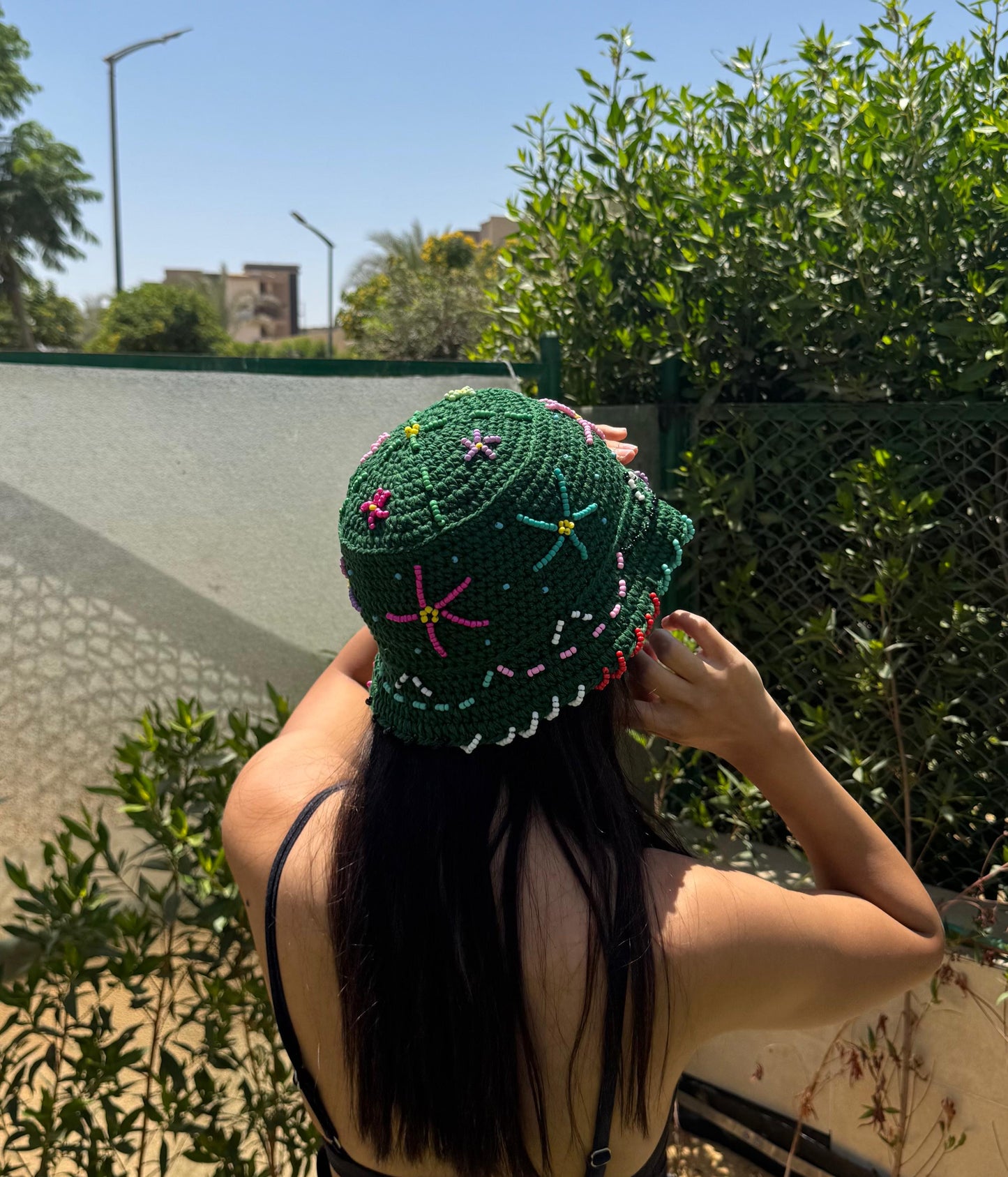 Beaded Bucket Hat