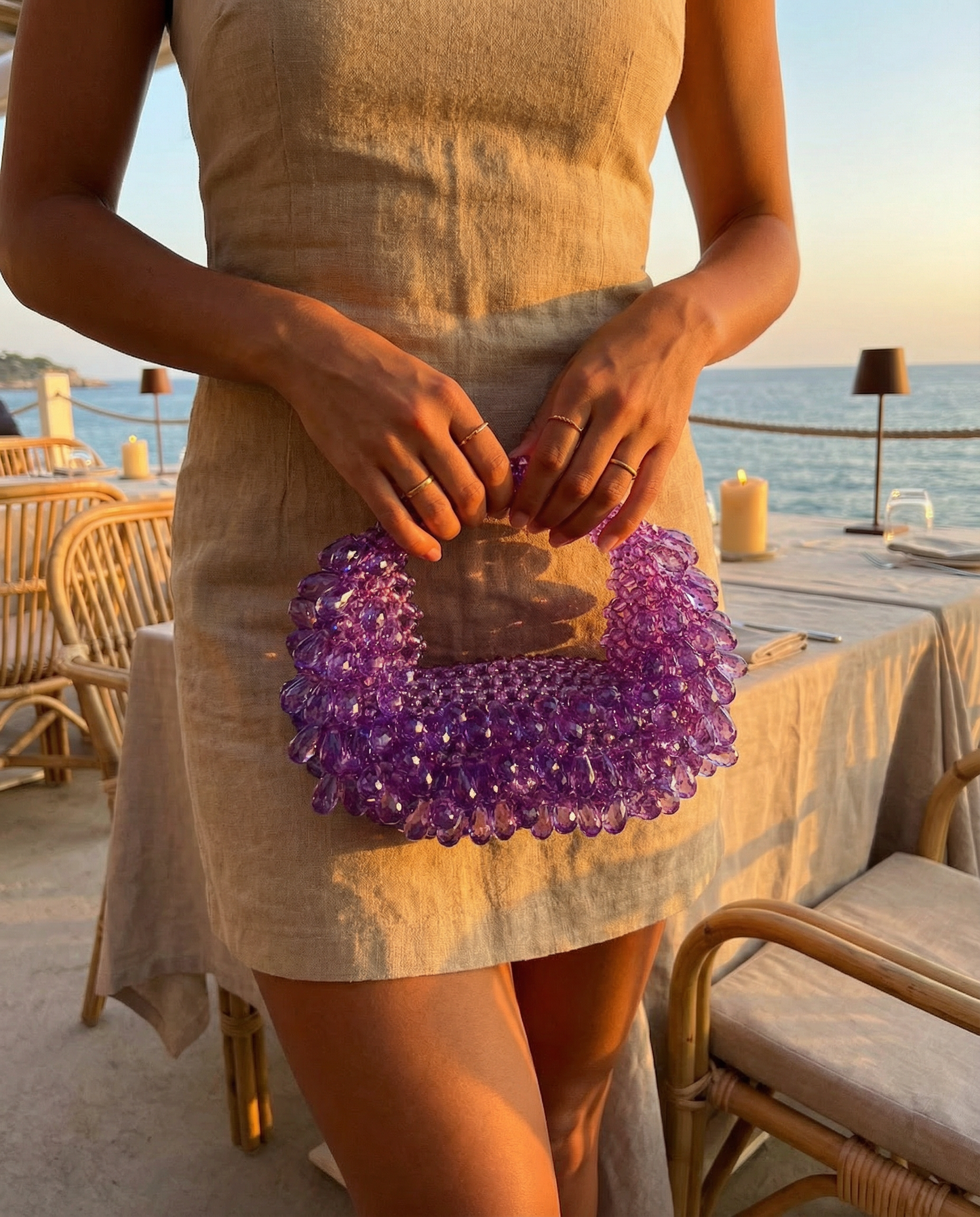 Purple “Elva” Bag