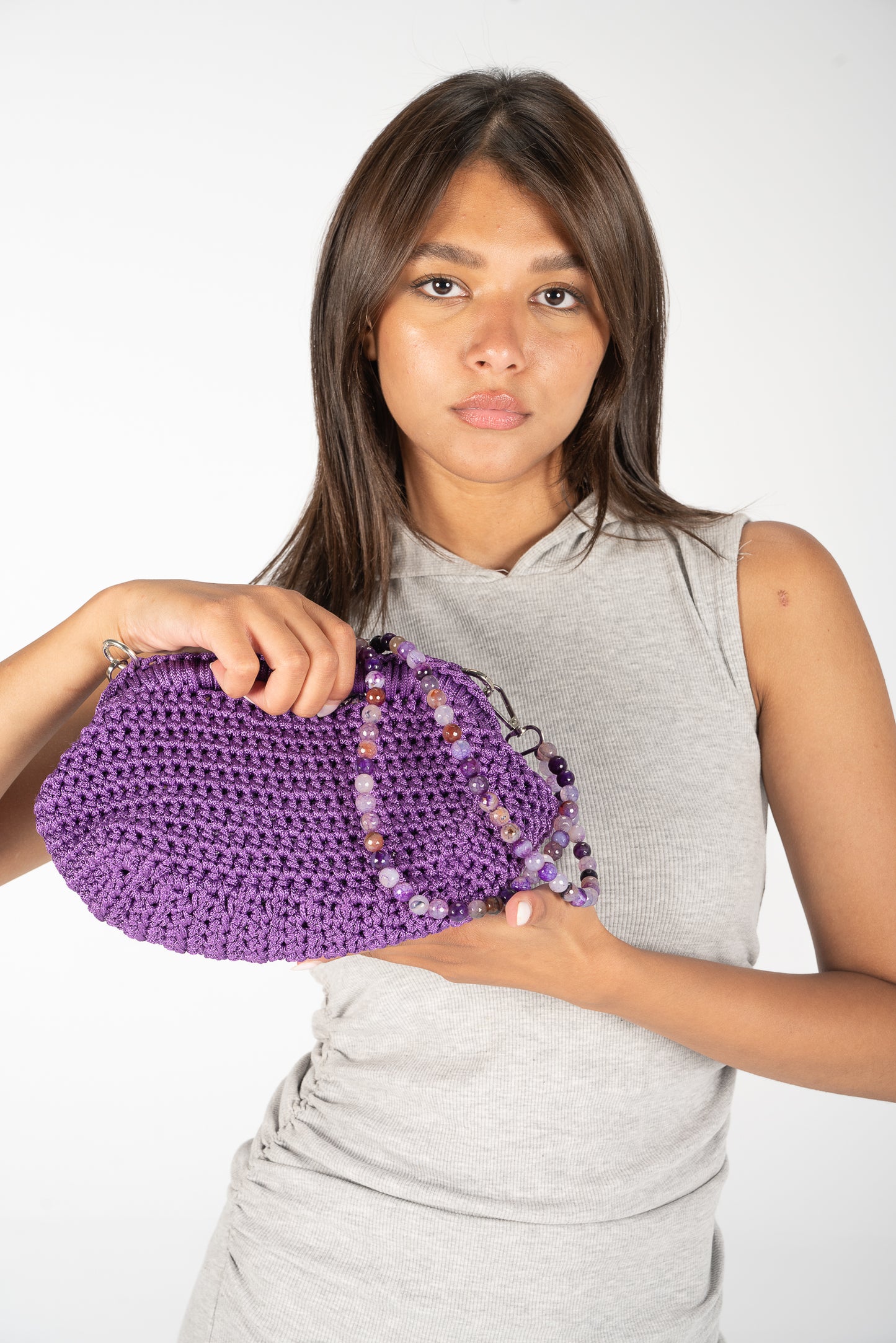 Dark Purple "Dima" Bag