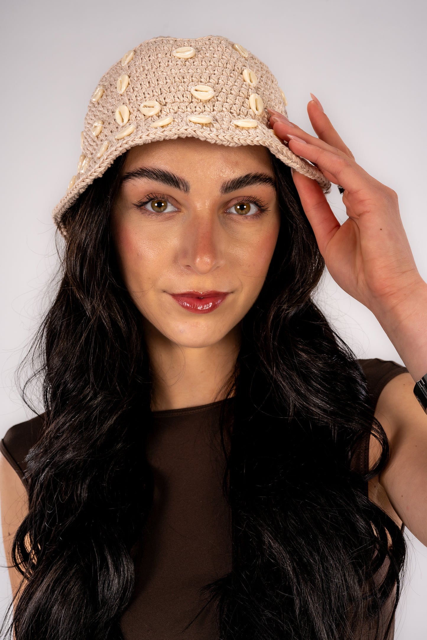 Beaded Bucket Hat