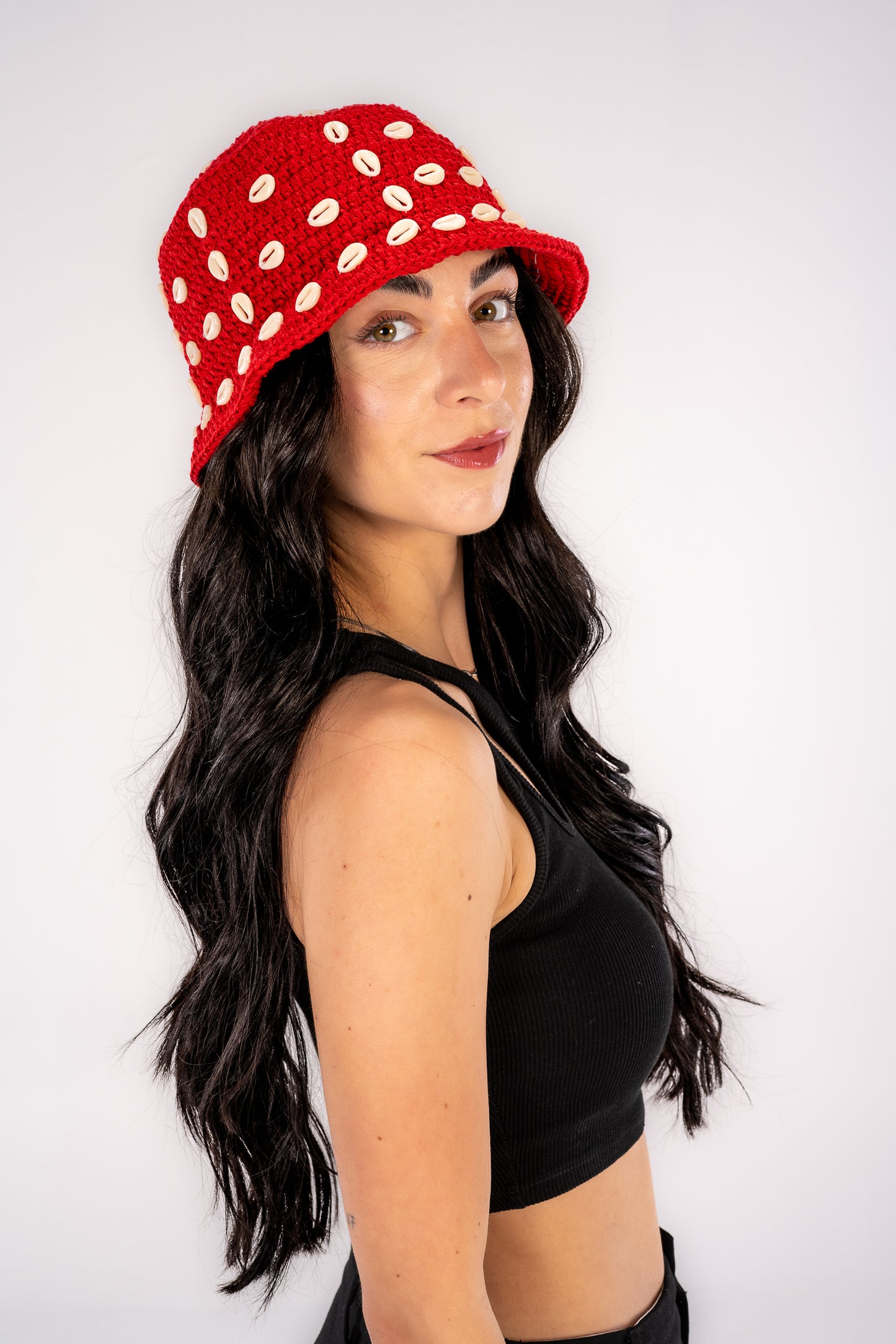 Beaded Bucket Hat